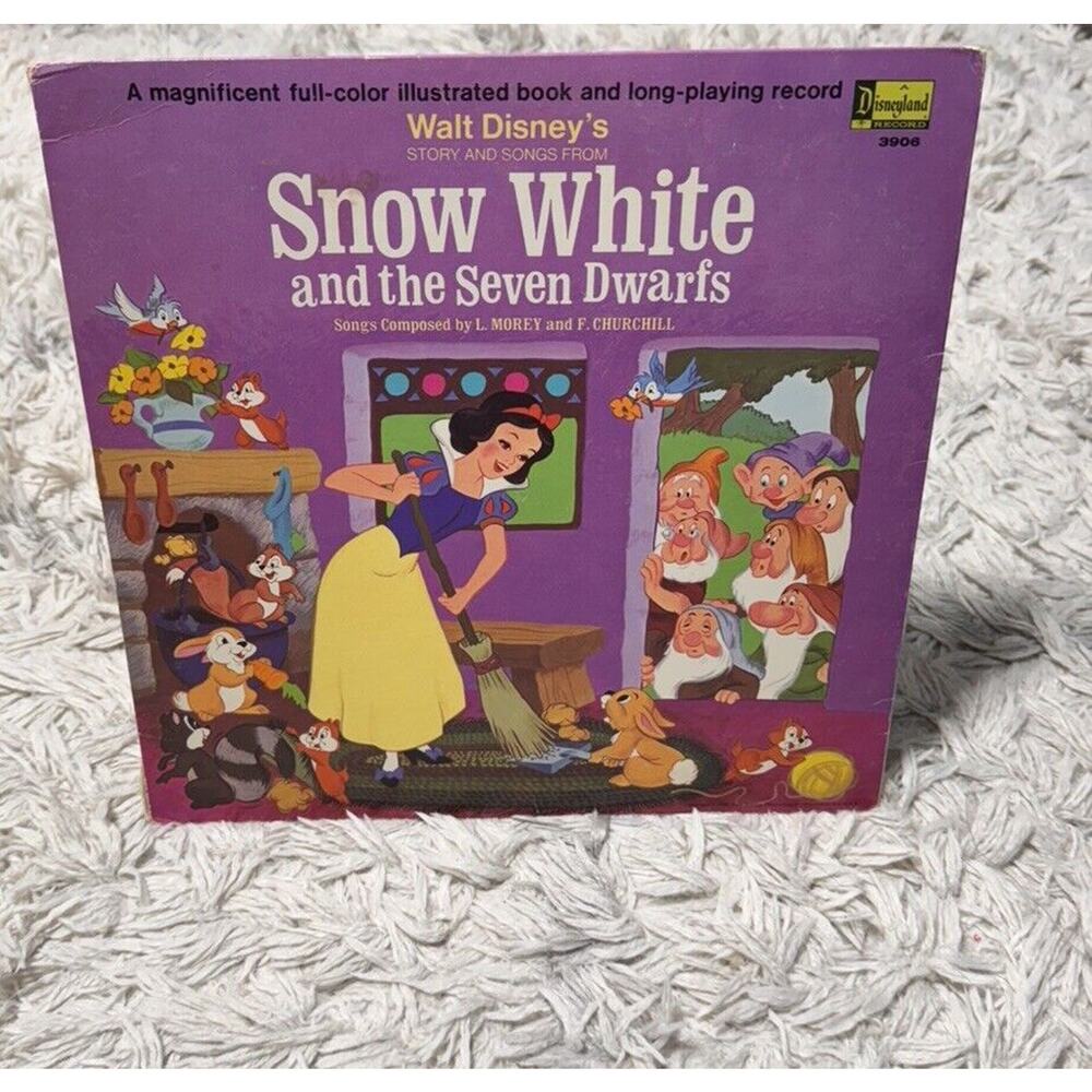 1960's Walt Disney's Story and Songs from Snow White and the Seven Dwarfs Vinyl